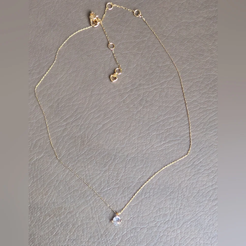 KATE SPADE duo prong pendant necklace